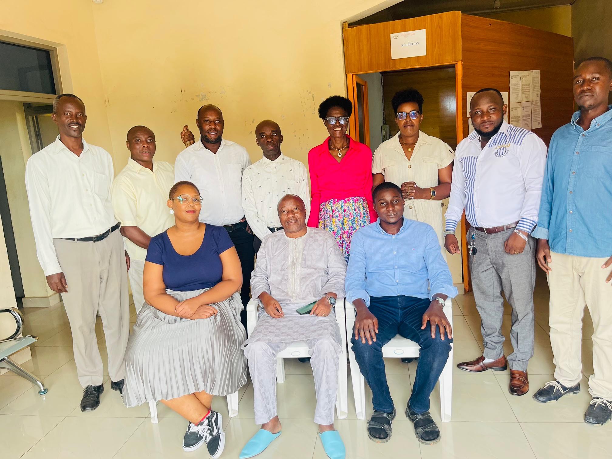 La Visite d’Omar Moctar, Conseiller régional MEL WCA, ainsi que Natacha Umutoni, Regional Grantee Communications Advisor à la Coalition EPT BAFASHEBIGE