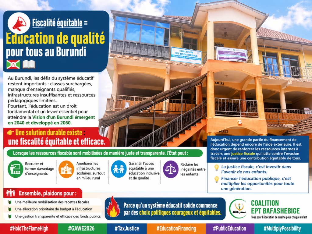 📢 La dette freine l’éducation au Burundi : agissons maintenant ! 🇧🇮📚