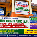 Il ne peut y avoir de système éducatif public solide au Burundi sans enseignants engagés, formés et valorisés. 🇧🇮📚